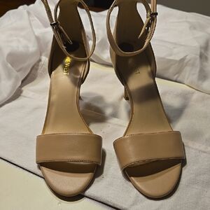 Nine West Women's Tan Heeled Sandals